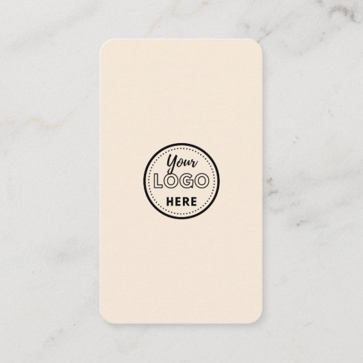 Verbinden Sie mit QR Code Beruflich Trendy Boho Visitenkarte (Rückseite)