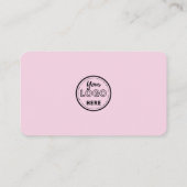 Verbinden Sie mit uns Logo Qr Code Social Media Pi Visitenkarte (Rückseite)