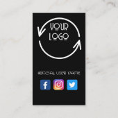 Verbinden Sie mit uns, QR-Code für Social Media, B Visitenkarte (Rückseite)