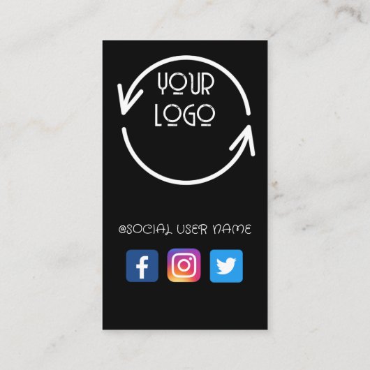 Verbinden Sie mit uns, QR-Code für Social Media, B Visitenkarte (Rückseite)