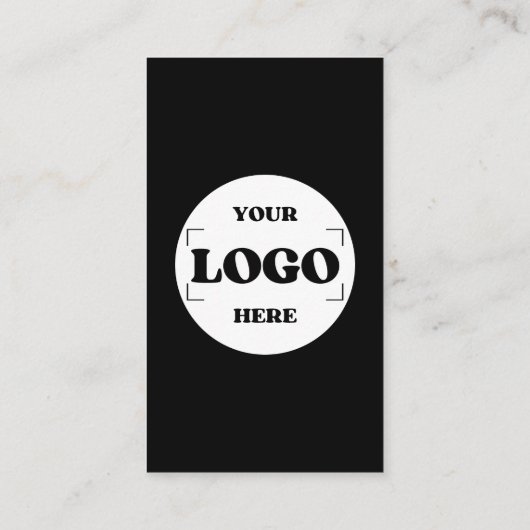 Verbinden Sie mit uns Social Media QR Code Black Visitenkarte (Rückseite)