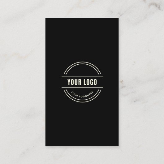 Verbinden Sie mit uns | Social Media QR Code Black Visitenkarte (Rückseite)