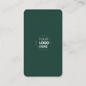 Verbinden Sie mit uns | Social Media QR Code Emera Visitenkarte (Rückseite)