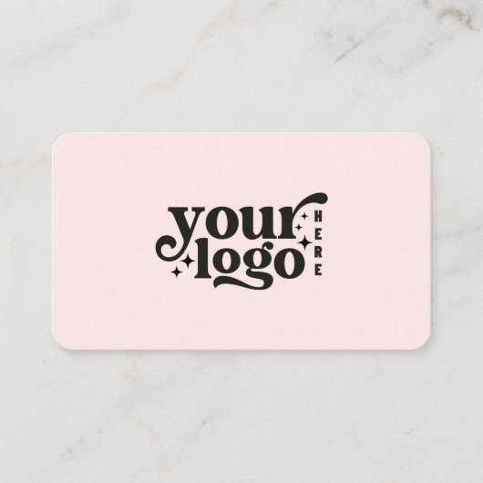 Verbinden Sie mit uns Social Media QR Code Rosa Visitenkarte (Rückseite)