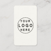 Verbinden Sie mit uns | Social Media QR Code White Visitenkarte (Rückseite)