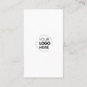 Verbinden Sie mit uns | Social Media QR Code White Visitenkarte (Rückseite)