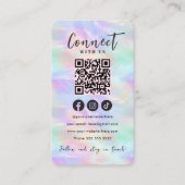 Verbinden Sie mit unserem eiternden Opal stilvolle Visitenkarte (Vorderseite)