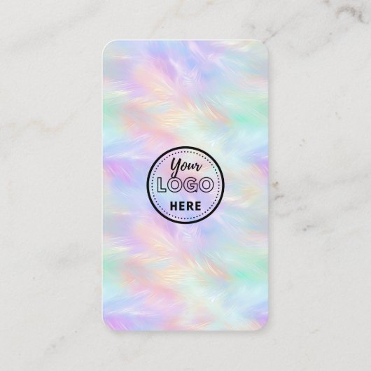 Verbinden Sie mit unserem eiternden Opal stilvolle Visitenkarte (Rückseite)