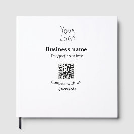 Verbinden Sie mit unserem Firmenlogo QR Social Med Gästebuch