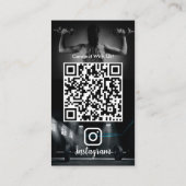 Verbinden Sie mit unserem Personal Trainer Black I Visitenkarte (Rückseite)