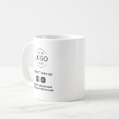 Verbinden Sie mit unserem Social Media Marketing I Kaffeetasse (Vorderseite Links)