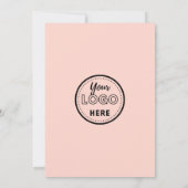 Verbinden Sie mit unseren sozialen Medien - Modern Einladung (Rückseite)