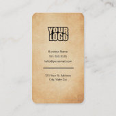 Verbinden Sie mit unserer Visitenkarte mit Social (Rückseite)