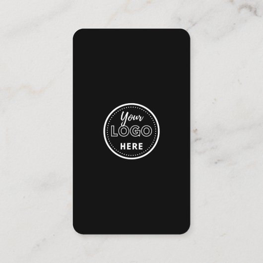 Verbinden Sie mit US Social Media QR Code Trendy B Visitenkarte (Rückseite)