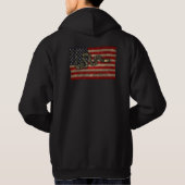 Verbinden Sie oder die - Flagge Hoodie (Rückseite)