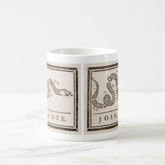 Verbinden Sie oder die Flagge Kaffeetasse (Mittel)