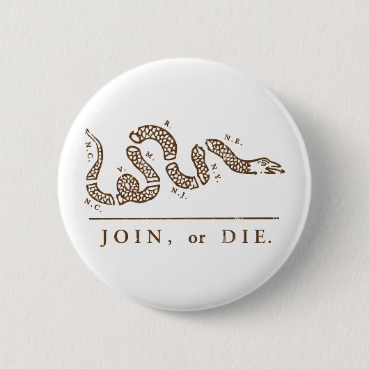 Verbinden Sie oder die Liberalisten Button (Vorderseite)