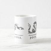 Verbinden Sie oder die - Liberalisten Kaffeetasse (Mittel)