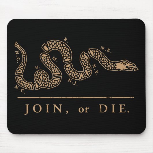Verbinden Sie oder die Liberalisten Mousepad (Vorne)