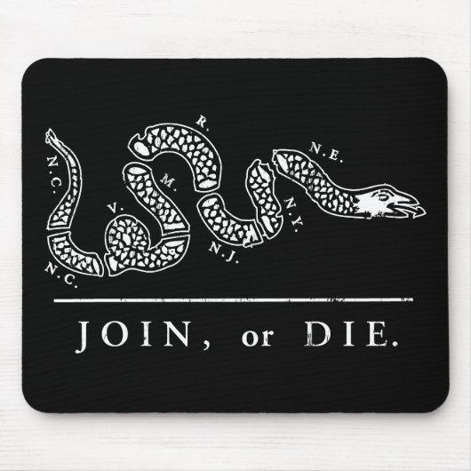 Verbinden Sie oder die Liberalisten Mousepad (Vorne)