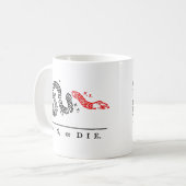 VERBINDEN Sie oder DIE Neu-England Kaffeetasse (Vorderseite Links)