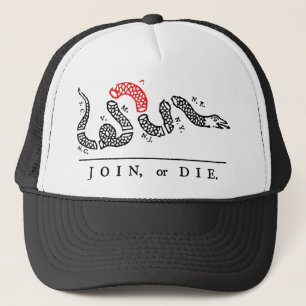 VERBINDEN Sie oder DIE Pennsylvania Truckerkappe