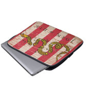 Verbinden Sie oder die Söhne der Laptopschutzhülle (Vorne Knopf)