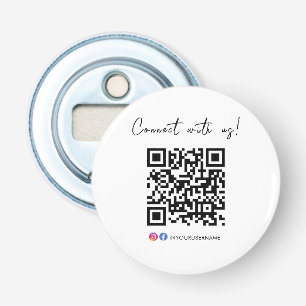 Verbinden Sie sich mit dem QR-Logo von Facebook Flaschenöffner