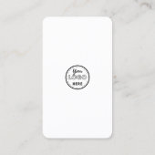 Verbinden Sie sich mit dem QR-Logo von Facebook Visitenkarte (Rückseite)