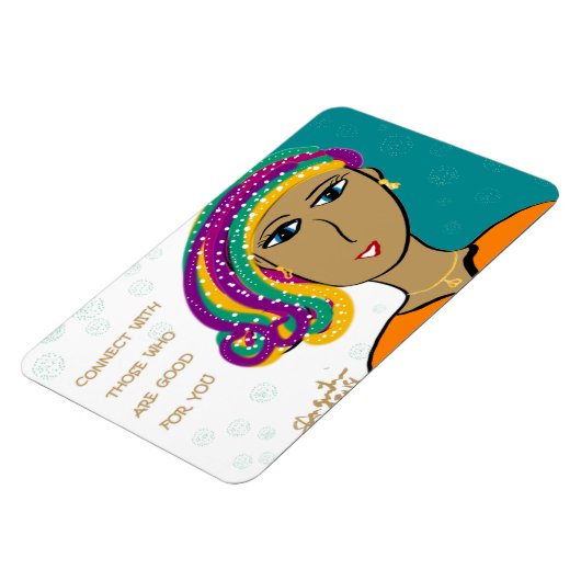 VERBINDEN SIE SICH MIT DENEN, DIE FÜR SIE GUT SIND MAGNET (Linke Seite)