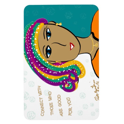 VERBINDEN SIE SICH MIT DENEN, DIE FÜR SIE GUT SIND MAGNET (Vertikal)