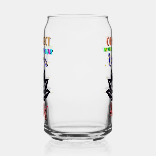 Verbinden Sie sich mit Ihrem inneren Selbst Dosenglas (Rechts)