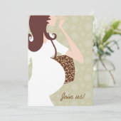 Verbinden Sie uns Babypartyeinladung Einladung (Stehend Vorderseite)