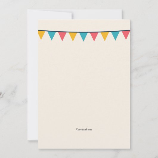 Verbinden Sie uns für eine Party Einladung (Rückseite)