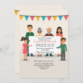 Verbinden Sie uns für eine Party Einladung (Vorne/Hinten)