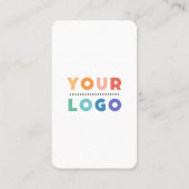 Verbinden Sie uns mit Social Media QR Code White Visitenkarte (Rückseite)