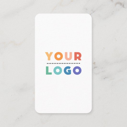 Verbinden Sie uns mit Social Media QR Code White Visitenkarte (Rückseite)