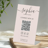 Verbinden Sie uns mit Social Media Script Sockelschild