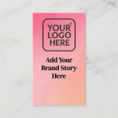 Verbinden wir den QR-Code für soziale Medien Visitenkarte (Vorderseite)