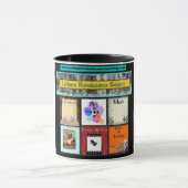 Verbindliche Renaissance klassisches B/W zwei Tasse (Zentrum)