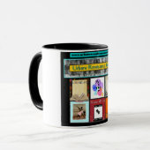 Verbindliche Renaissance klassisches B/W zwei Tasse (Vorderseite Links)