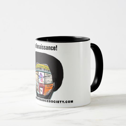Verbindliche Renaissance männliche Cofffe Tasse (VorderseiteRechts)