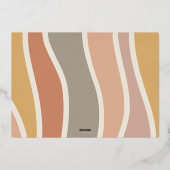 Verbindung | 3 Foto Kwanzaa Folien Feiertagskarte (Rückseite)