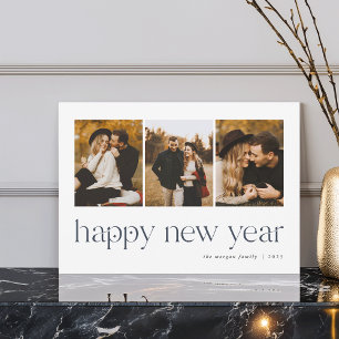 Verbindung   3 Foto Neujahr Feiertagskarte