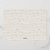 Verbindung | 3 Foto Neujahr Folien Feiertagskarte (Rückseite)