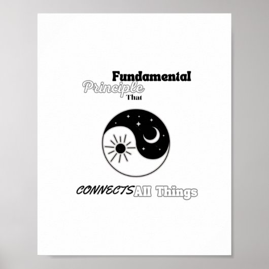 Verbindung aller Dinge Poster (Vorne)