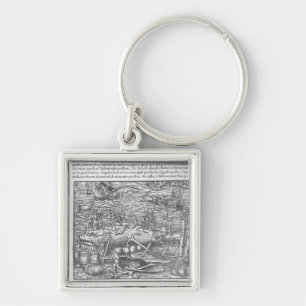 Verbindung eines Wals Schlüsselanhänger