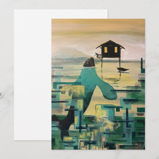 Verbindung Feiertagskarte (Vorne/Hinten)