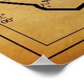 VERBINDUNG FÜR ALTERIERTE PARKPLÄTZE POSTER (Ecke)