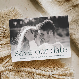Verbindung Horizontales Foto Save The Date